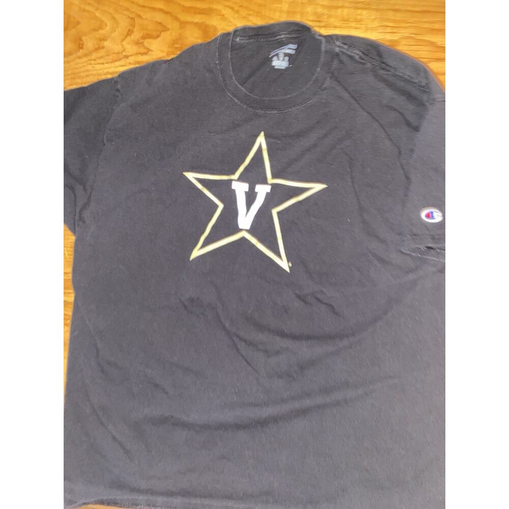 Vanderbilt Commodores Champion Short Sleeve Shirt Men's Black XL